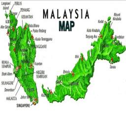 Simple Malaysia Map Offline
