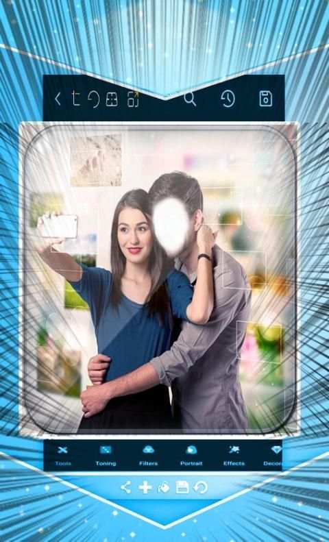 تركيب صورتك مع بنت جميلة скриншот 4