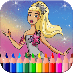 ikon Coloring barbie light star new