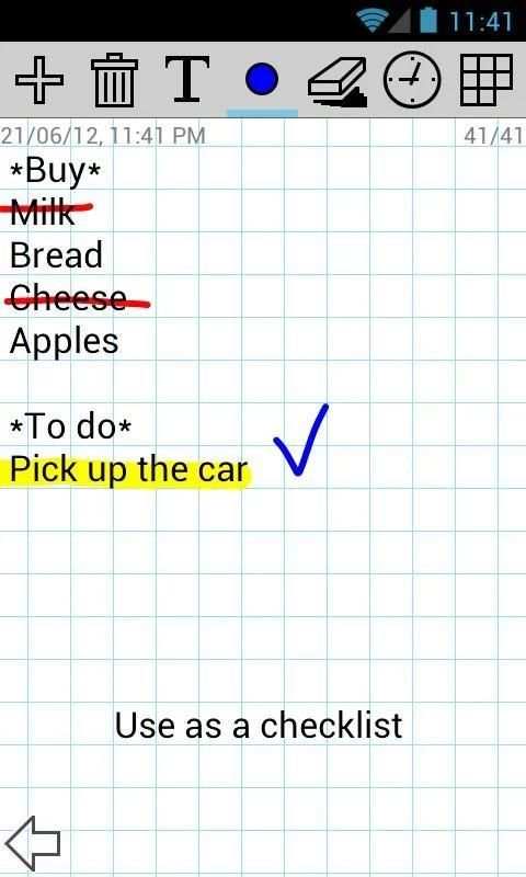 apMemo Lite - Graphic Notepad 5 تصوير الشاشة