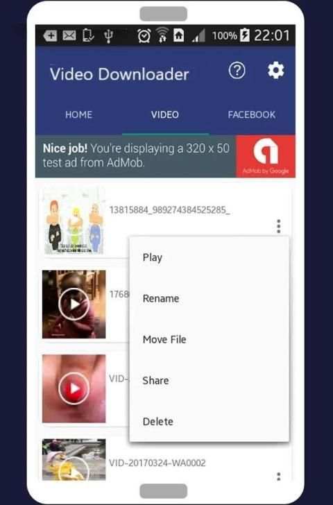 Video Downloader for Facebook скриншот 2