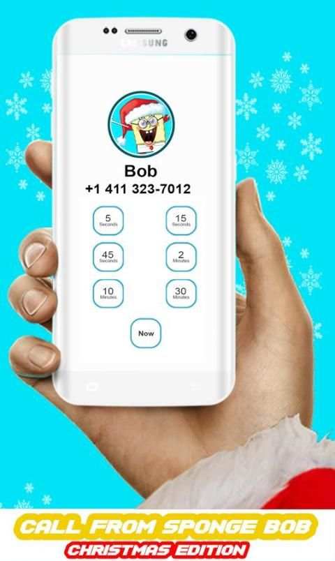Call From Sponge Bob (Christmas Edition) screenshot 1