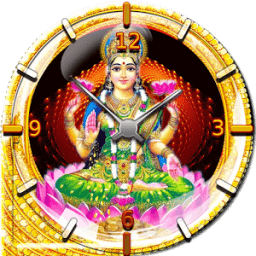 Lakshmi Diwali Theme Clock Lockscreen - LWP иконка