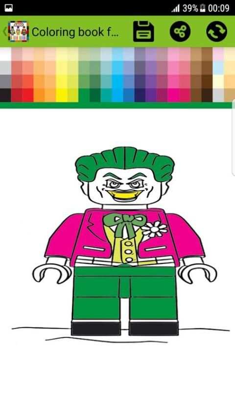 Coloring book for BAT-LEGO screenshot 5