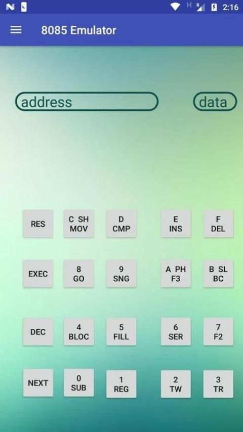 8085 Microprocessor Emulator скриншот 2