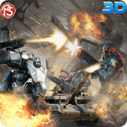 Super Team Robot - Shoot To Survive أيقونة