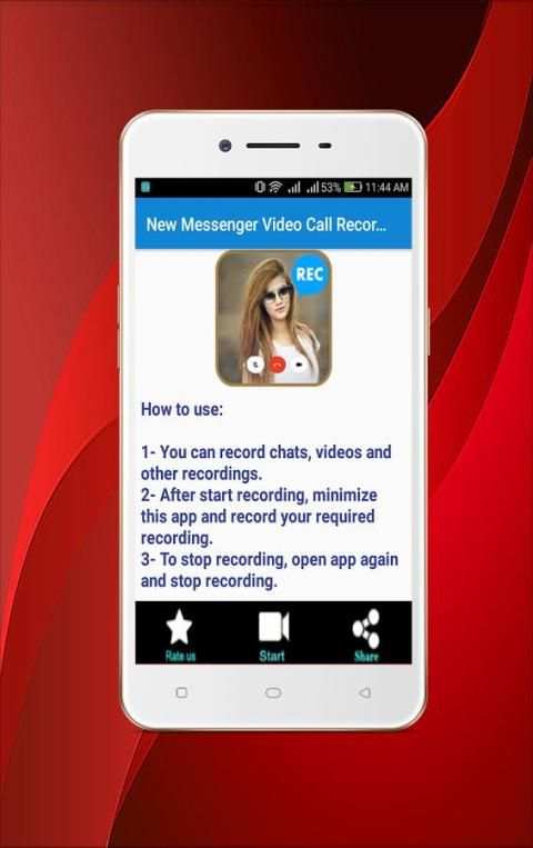 New Messenger Video Cal Record स्क्रीनशॉट 3
