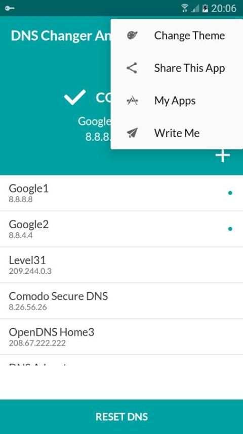 DNS Changer Android (no root 3G/WiFi) screenshot 3