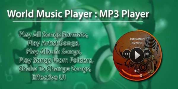 Media Player: Music Player स्क्रीनशॉट 1