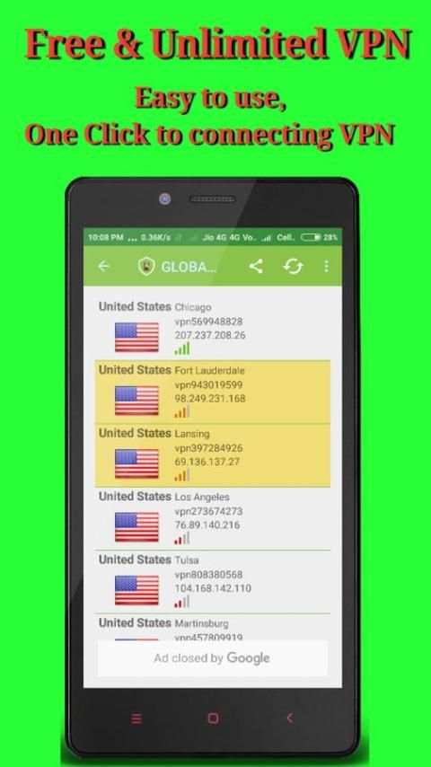 GLOBAL VPN скриншот 2