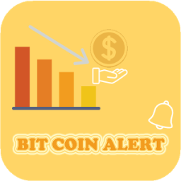Bit coin alert أيقونة