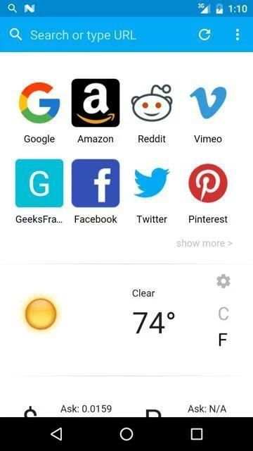 MyJio Browser - Ultra Fast 4G screenshot 1