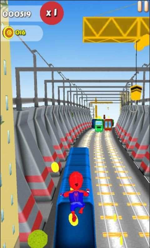 Spider Subway Surfers screenshot 2