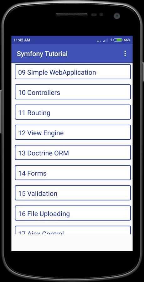 Symfony Tutorial – php framework screenshot 4