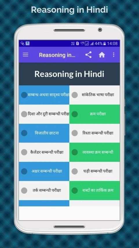 Reasoning in Hindi स्क्रीनशॉट 1
