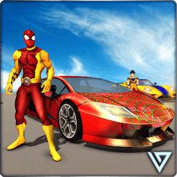 Superhero Car Stunt Race icon