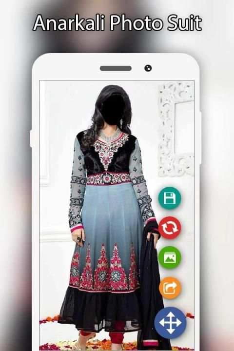 Anarkali Dress Photo Suit screenshot 2