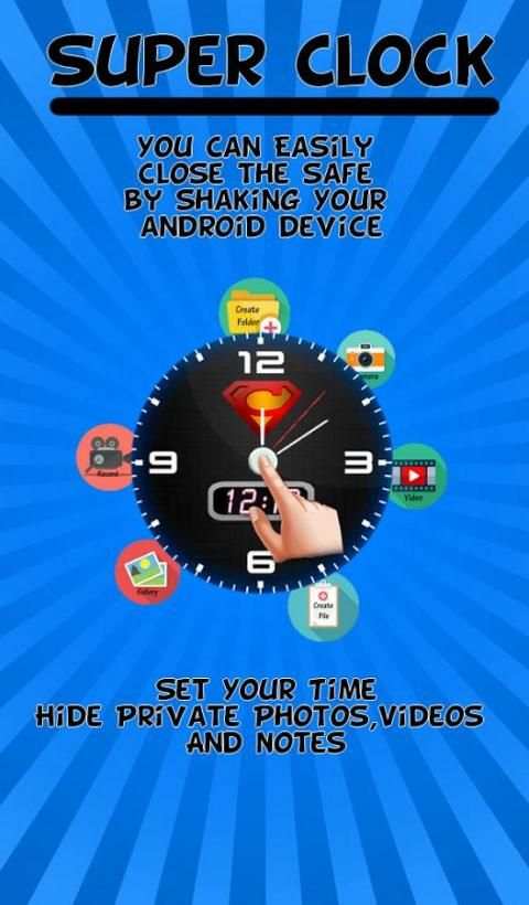 Super Clock Vault - Private Photo, Video Locker скриншот 4