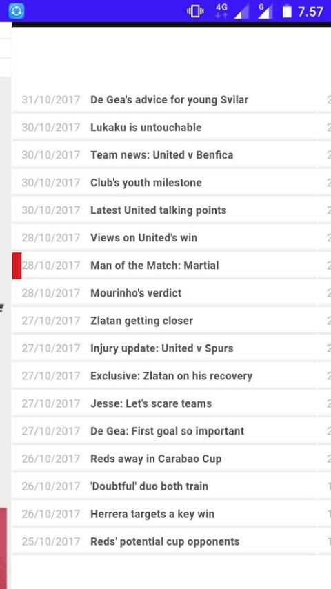 Bola news screenshot 1