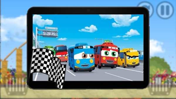 Super Tayo Bus Racing Game 1 تصوير الشاشة