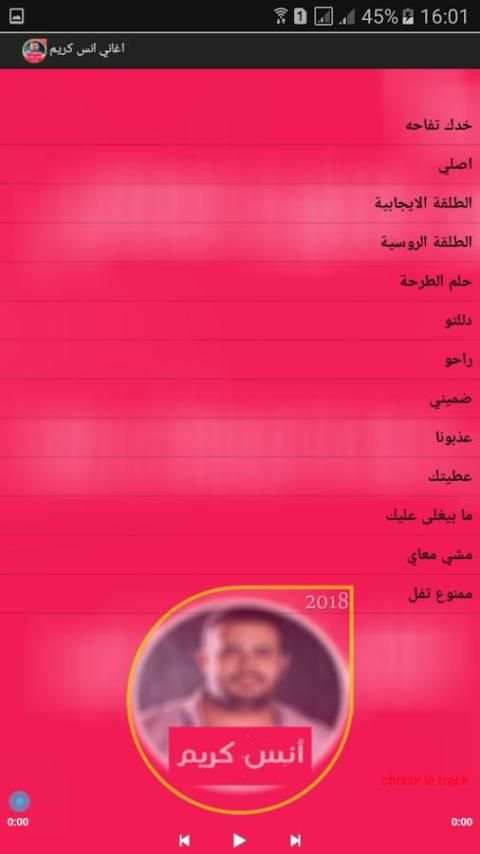 اغاني انس كريم 2018 скриншот 3