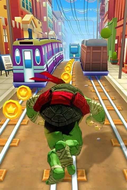 Turtle Run: Subway Ninja screenshot 2