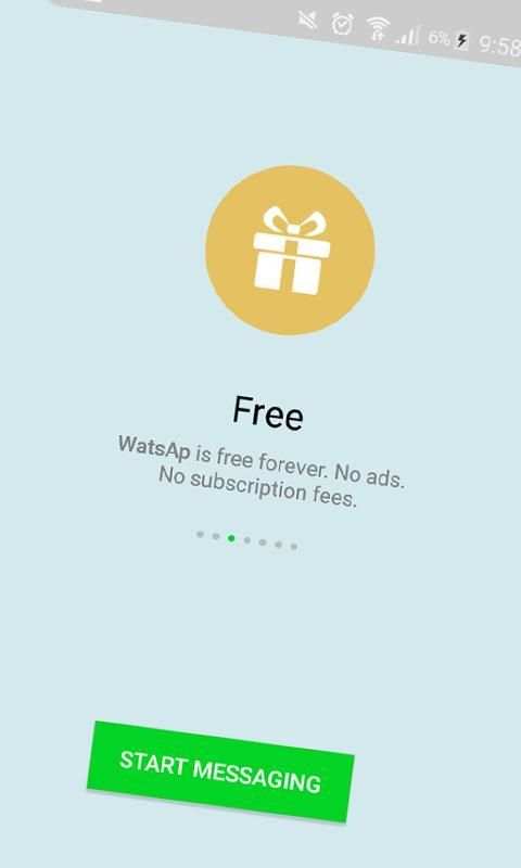 WatsAps Messenger 1 تصوير الشاشة