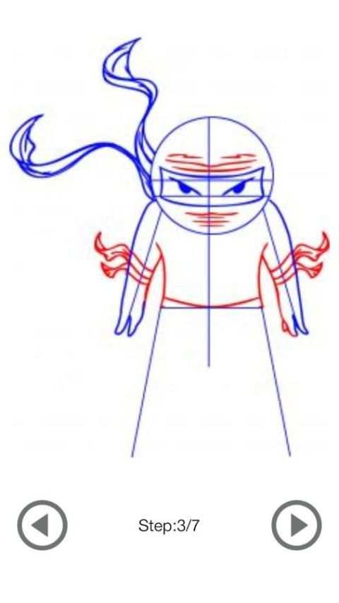 How To Draw Ninja скриншот 2