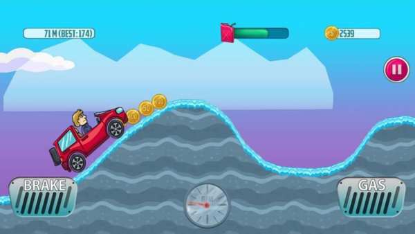 Hill Racing Car Climb 1 تصوير الشاشة