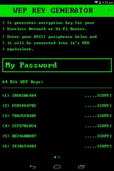 Wifi Password Generator Pro 4 تصوير الشاشة