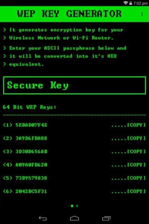 Wifi Password Generator Pro 2 تصوير الشاشة