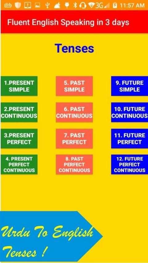 Fluent English Speaking in 3 Days Urdu To English 3 تصوير الشاشة