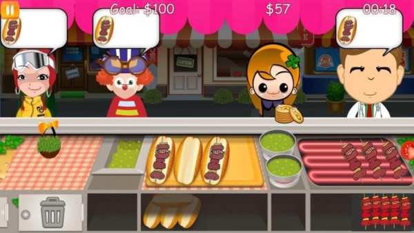 Burger Fever Cooking Game скриншот 2