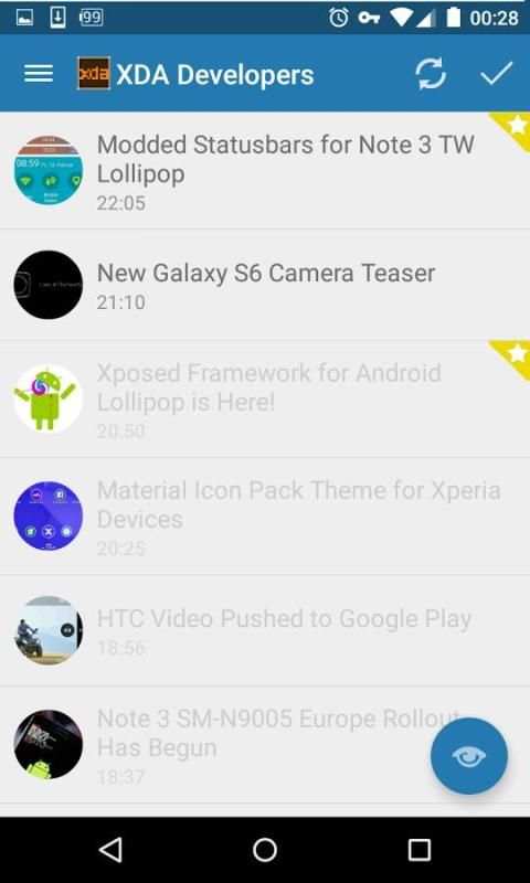 Flym News Reader 8 تصوير الشاشة