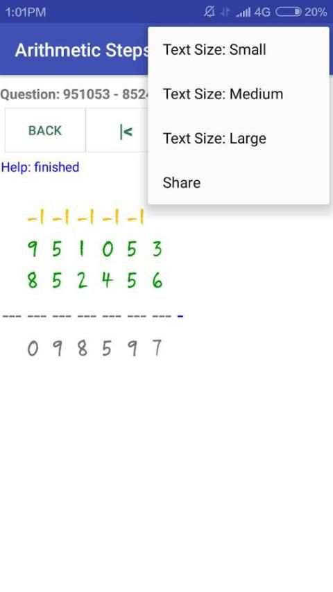 Arithmetic Steps Calculator (Free) скриншот 6