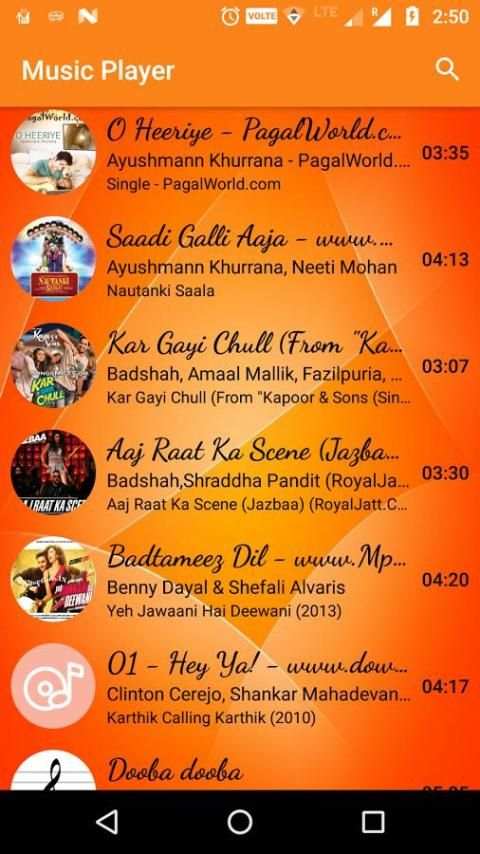 Music Player - App स्क्रीनशॉट 7