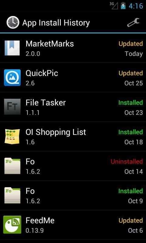 App Install Tracker स्क्रीनशॉट 8