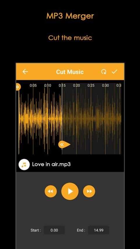 MP3 Audio Merger and Cutter screenshot 2