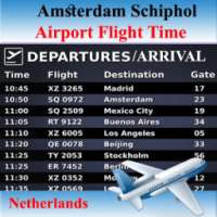 Amsterdam Airport Flight Time on 9Apps