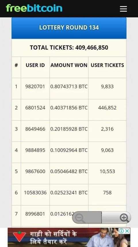 Freebitcoin Earn BTC स्क्रीनशॉट 2
