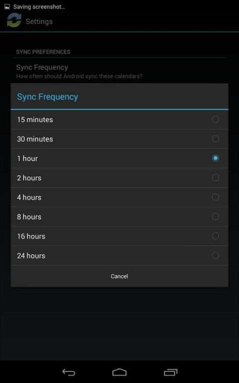 Calendar Sync for Facebook screenshot 1