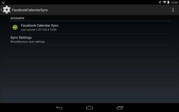 Calendar Sync for Facebook screenshot 2