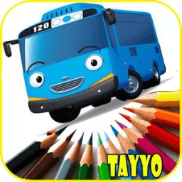 ikon New Game Coloring Tayo Bus