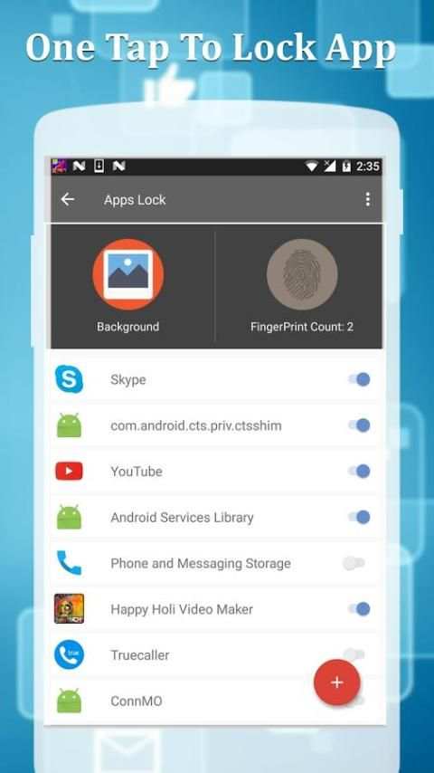 Fingerprint applock Simulator स्क्रीनशॉट 4