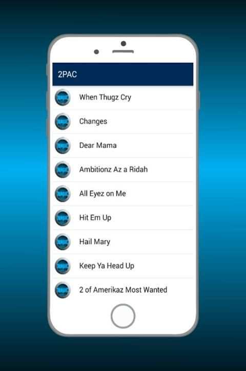 2Pac Music & lyrics 4 تصوير الشاشة