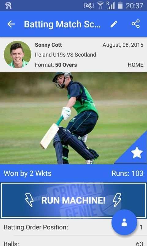 Cricket Genie Scores & Results screenshot 9