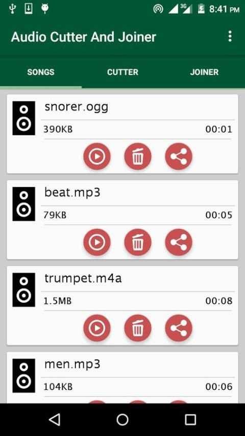 Audio Cutter And Joiner скриншот 1