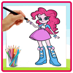 ikon رسم انمي مهرتي الصغيرة