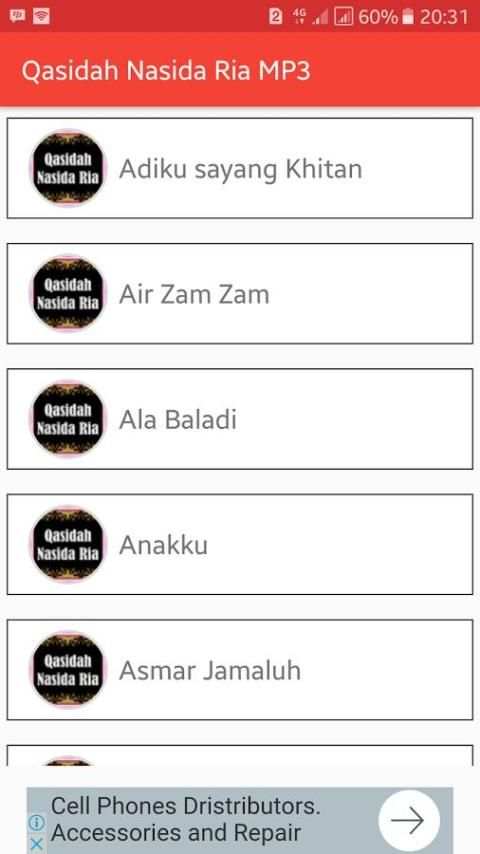 Qasidah Nasida Ria MP3 Lengkap screenshot 7