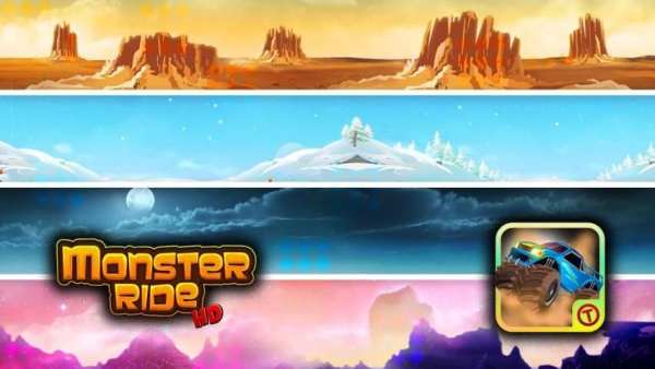 Monster Ride HD - Free Games screenshot 14